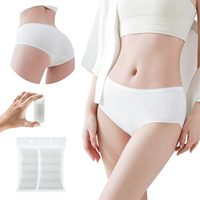 Culottes jetables pour femmes 100% sous-vêtements en coton pour le voyage hôtel sous-vêtements jetables quotidiens pour femmes culottes de maternité
