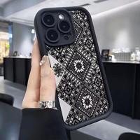 Coques de Téléphone Antichoc de Luxe pour iPhone 17 Air 16 Plus Pro Max 15 14 13 12 11 X – Housse de Protection Arrière Personnalisable avec Logo