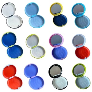 Caja de silicona colorida para dentaduras postizas, producto de higiene bucal multiusos para ortodoncia Dental y almacenamiento de cajas de retención - Product Image 2