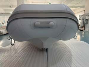 Bote Neumático RIB Hypalon Reachsea para 7 Personas, 420 cm, Color Gris, de Lujo, OEM ODM, con Toldo y <span class=keywords><strong>Escalera</strong></span> para Deportes - Product Image 3