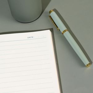 Carnet A5 de luxe personnalisé en gros avec stylo, pour le bureau, les cadeaux de mariage, les événements d'entreprise, 100 feuilles - Product Image 4