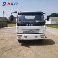 Dongfeng, camión cisterna de agua de segunda mano de 10000L, rociador de agua con rueda motriz 4x2 diésel con componentes de núcleo de motor de bomba