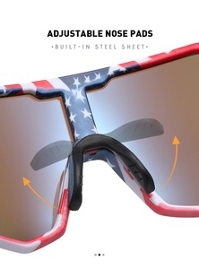 Gafas de Sol Deportivas Polarizadas de Alta Calidad, Gafas de Ciclismo Okly, Gafas de Sol Deportivas Extra Grandes con Protección UV400 HD para Hombre y Mujer - Product Image 3