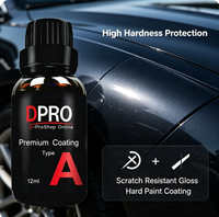 Revêtement céramique liquide haute dureté anti-rayures hydrofuge autonettoyant à base de fluor pour la protection de la peinture automobile brillant