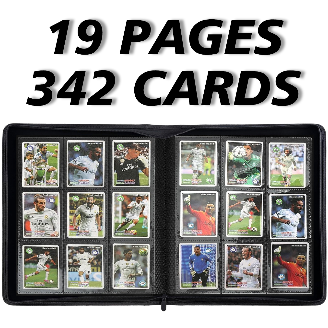 19 pages 342 cards