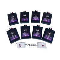 GLITTERFIRE Wireless Remote Control Consumer Fireworks Ignition Firing System Model A08 8 Cues Balloon Decoration Pyrotechnic