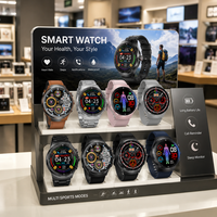 Reloj Inteligente con Llamadas Bluetooth y Batería de Larga Duración, Pantalla AMOLED de 1.43 Pulgadas, Reloj de Salud de Acero Inoxidable, Monitor de Frecuencia Cardíaca, SpO2, Monitor de Sueño, para Negocios