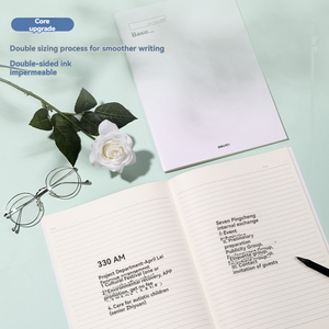 Deli FA440 A4 breve cucito quaderno 40 fogli libro minuto Per la riunione di <span class=keywords><strong>classe</strong></span> nero bianco 120 pezzi Per cartone Set Per i regali degli studenti - Product Image 4