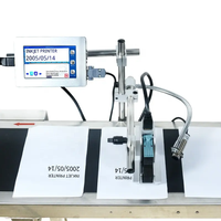 Online Tij Thermische Inkjet Coder Printer Voor Plastic Zak En Hout Schuimende Inkjet Printer