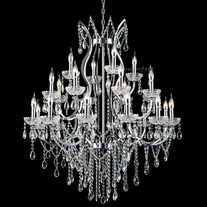 Lámpara de Araña de Cristal Acrílico Multicapa para Bodas, Colgante de Techo para Hotel, Iluminación Creativa para Decoración de Fondo de Escenario - Product Image 1