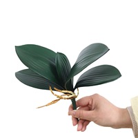 Real Touch Künstliche Schmetterling Orchidee Blätter Home Decor Pflanze