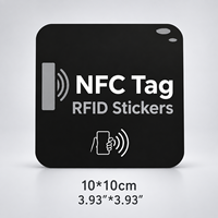 Stiker Meja Akrilik RFID Dome NFC Kustom, Dapat Digunakan Kembali, Perekat Kuat, Dapat Diprogram, Tap untuk Ulasan Google, Media Sosial, Menu