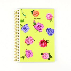 Custom Professional A5 Eco-Friendly PP Cover Disc-Bound Spiral <b>Notebook</b> Gold Foil Logo 100 Sheets Refillable <b>Grid</b> Pages Journal - Product Image 4