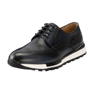 Chaussures habillées en cuir véritable pour hommes, style Oxford, bout rond, à lacets, confortables pour le bureau, collection automne - Product Image 2