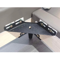 Connecteur triangulaire fixe en métal robuste antirouille de 3 mm d'épaisseur, support de fixation de lit, équerre d'angle