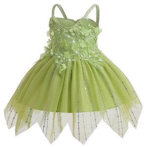 2024 ưa thích bé gái trượt hoa ELF <span class=keywords><strong>Tinker</strong></span> chuông ăn mặc Halloween trẻ mới biết đi trẻ sơ sinh cosplay Masquerade công chúa bên bóng áo - Product Image 3