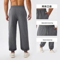 Pantalon de sport pour homme LB0815 HHJ de haute qualité avec taille élastique - Leggings de sport à jambe droite longue