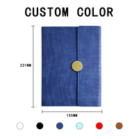 Ensemble de carnet de notes A5 de luxe personnalisé, couverture rigide en PU, journal d'affaires avec stylo, coffret cadeau promotionnel pour le bureau