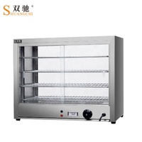 Vitrine chauffante KFC pour burgers et ailes de poulet, armoire de maintien au chaud, usine chinoise, chauffe-plats commercial en acier inoxydable 800L