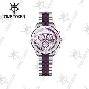 Reloj de cuarzo de acero inoxidable para mujer, pulsera de lujo de alta calidad, resistente al agua, nuevo diseño - Product Image 1