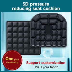 Cojín Inflable para Sentarse por Largo Tiempo – Sin Necesidad de Bomba, Cojín de Alivio de Presión de Aire Ajustable para Silla de Oficina, Avión - Product Image 4