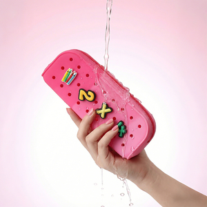 Toptan Şeker Renkli Kalem Kutusu Düzenleyici Öğrenci Okul Malzemeleri ve Kırtasiye Çok Amaçlı Silikon Kalem Kutusu - Product Image 5