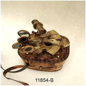 Assiette en laiton Antique sexy, livraison Antique avec boîte en cuir, nautique personnalisé avec boîte en bois - Product Image 3