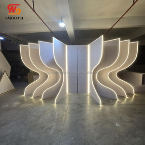 Fondo de Acrílico para Bodas, Precio de Fábrica, Color Blanco, Estilo Personalizado, Duradero, Lujoso, Tamaño Personalizable, OEM/ODM Disponible, Decoración - Product Image 6