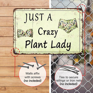 Plaque <span class=keywords><strong>en</strong></span> métal rétro pour les amoureux des plantes, avec la phrase « Oui, j'ai <span class=keywords><strong>vraiment</strong></span> <span class=keywords><strong>besoin</strong></span> de toutes ces plantes », décoration murale pour jardin, serre, maison - Product Image 3