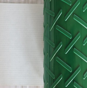 Green Herringbone Pattern <strong>Conveyor</strong> <strong>Belt</strong> Cold-resistant Non-slip PVC Small Eight-shaped Pattern <strong>Belt</strong> - Product Image 4