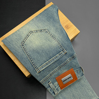 Jeans 2026 Nouvelle Collection Homme – Marque Tendance Haut de Gamme, Élastique, Style Rétro Américain – Pantalon Homme Automne-Hiver – Vente en Gros Usine