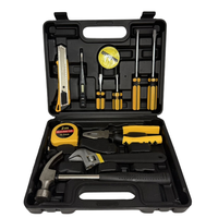 Ensemble complet de 12 outils de serrage manuels en boîte rigide pour la réparation automobile, la dépannage et la boîte à outils d'urgence, en acier au carbone