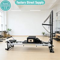 Machine de Pilates Reformer Professionnelle en Aluminium, Multifonctionnelle, pour Studio Commercial, Prix d'Usine en Gros, États-Unis