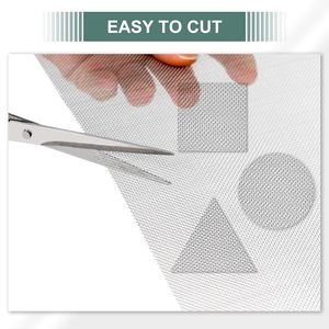 Chayufun Stainless Steel <b>Wire</b> <b>Mesh</b> Screen 15.7 X 59 Inches 1mm Hole 20 <b>Mesh</b> Rectangular Silver Heat Resisting - Product Image 3