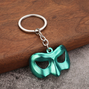 Porte-clés masque vintage en métal <span class=keywords><strong>Green</strong></span> <span class=keywords><strong>Lantern</strong></span>, masque de cosplay de <span class=keywords><strong>super</strong></span>-<span class=keywords><strong>héros</strong></span> de dessin animé, masque de danse, pendentif pour sac, petit cadeau, porte-clés masque en alliage - Product Image 4