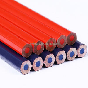 Crayons <span class=keywords><strong>de</strong></span> <span class=keywords><strong>couleur</strong></span> en bois aiguisés <span class=keywords><strong>de</strong></span> grande <span class=keywords><strong>taille</strong></span> peints à double <span class=keywords><strong>couleur</strong></span> hexagonale <span class=keywords><strong>pour</strong></span> le marquage - Product Image 2