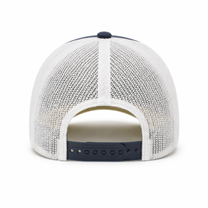 Casquette de baseball respirante certifiée usine, ajustable, style Dad Cap, 5 panneaux, en maille, avec fermeture Snapback, logo personnalisé, patch brodé, type Trucker - Product Image 5