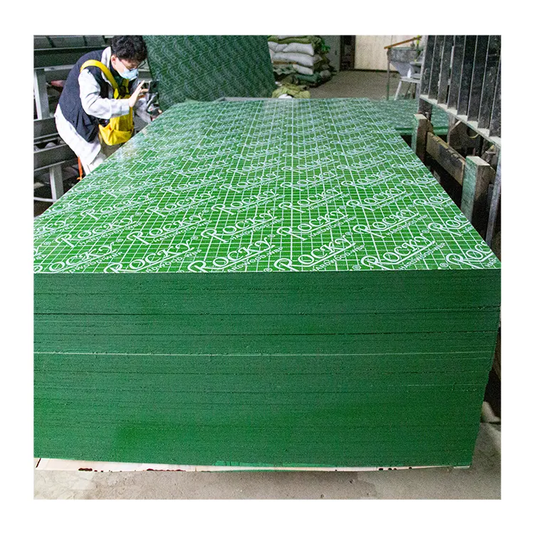 Зеленый pp фанерный лист, пластиковая бетонная опалубка