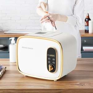Mini Máquina para Hacer Pan Automática Multifunción de Acero Inoxidable, Fermentación de Masa, Temporizador Controlado por Aplicación, Estilo Francés/Alemán - Product Image 5