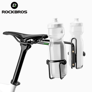 ROCKBROS-Bolsa de sillín de bicicleta, soporte estabilizador con 2 bolsas de asiento para botella, base fija, accesorio para bicicleta - Product Image 1
