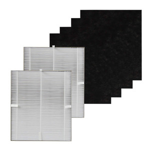 Juego de filtros de repuesto HEPA True HEPA de 21/30 ", compatible con <span class=keywords><strong>Vornado</strong></span>, AC300, AC350, AC500, AC550, PCO200, 12, 30, 30, 30, 12 - Product Image 1