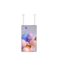 Layar OLED 55-inci Resolusi 1920x1080 Mendukung Android Windows Layar Sentuh Video Wall Lift Kaca Tempered Berdiri di Lantai