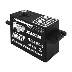 Nuevo Servo Programable Sin Escobillas PTK 9732 MG-D 65KG para Coche RC, Dirección y Subdirección, Coche de Derrape 1/8 DIY de Fábrica para Aficionados a la Modelismo Metálico - Product Image 2