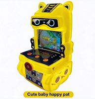 Solution d'équipement de parc d'attractions intérieur AMA : Machine d'arcade vidéo pour enfants 19'' avec jeu de course LCD et construction métallique