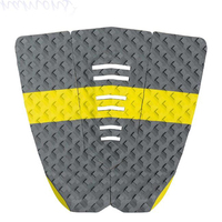 Accessoires SUP EVA Deck Grip Pads 3M Adhésif Surfboard Traction Pad 3 Piece Stomp Surfboard Skimboard Pads avec Kick Tail