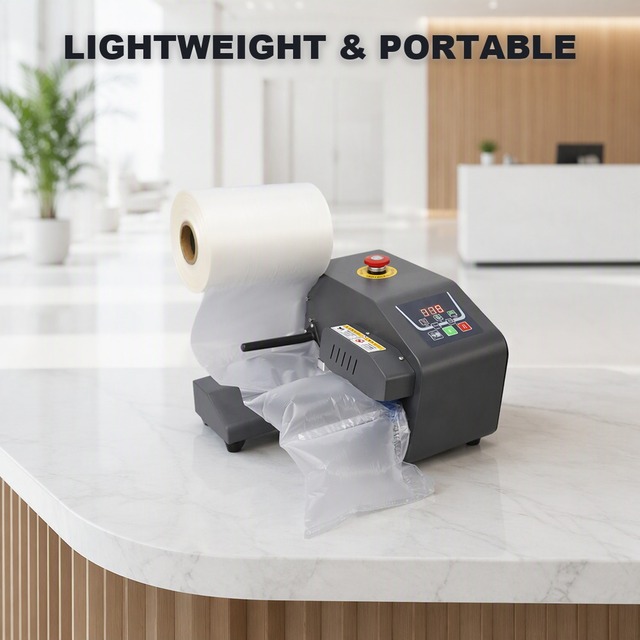 YJNPACK LA300 Air Cushion Machine Inflatable Air Pillow Maker Cushion Packaging Equipment for Carton Void Fill Wrapping