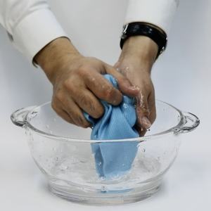 Serviette <span class=keywords><strong>de</strong></span> nettoyage d'hôpital en microfibre sans bordure Seaby, écologique, séchage rapide, absorbante, 16''x16'', usage polyvalent - Product Image 3