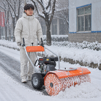 Souffleuse-ramasseuse de neige autotractée à transmission intégrale Loncin 15HP 420cc pour usage commercial