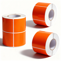 Label Kertas Sintetis Warna-warni Tahan Air Zexu CT2 Bentuk Tidak Beraturan 100x150mm untuk Printer Industri Zebra dan Logistik Luar Ruangan
