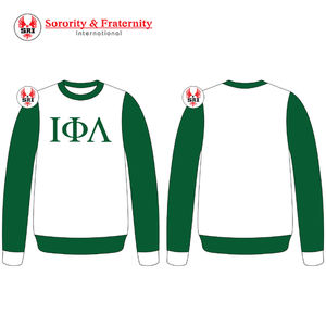 Iota Phi Lambda grec sororité et fraternité coton polaire pull pour hommes personnalisé lettres grecques à capuche - Product Image 4